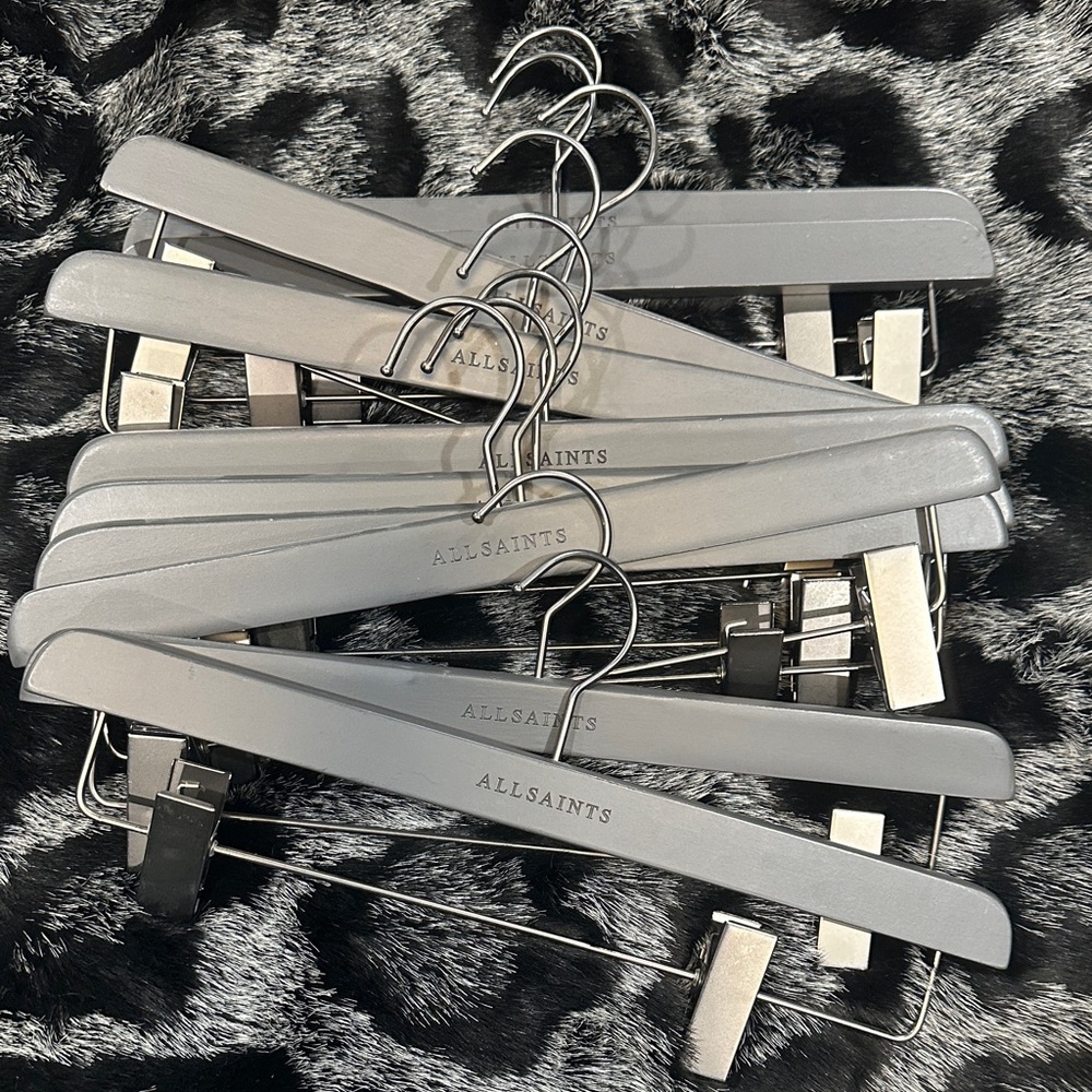 AllSaints Gray Hangers Set